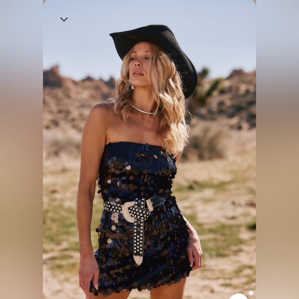 Disco Sequin Mini Dress